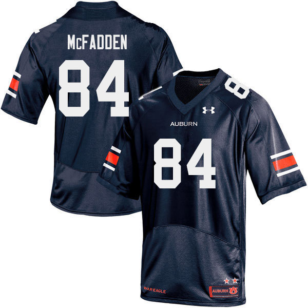 Auburn Tigers Men's Jackson McFadden #84 Navy Under Armour Stitched College 2019 NCAA Authentic Football Jersey NHW8274AG